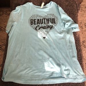 Beautiful Crazy t-shirt size 2xl
